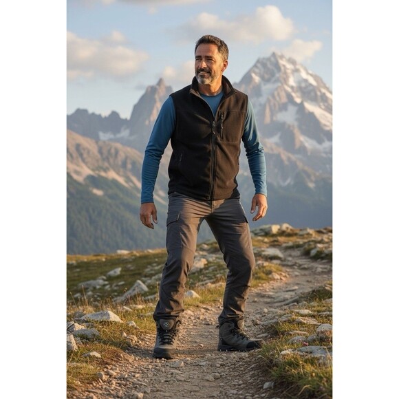 Foxelli Mens 11.5M Hiking Boot Waterproof Breathable & Lightweight Suede Leather - Picture 11 of 11